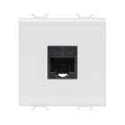 GEWISS - PRESA RJ45 - CATEGORIA 5e - UTP - 2 MODULI - BIANCO LUCIDO - CHORUSMART