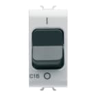 GEWISS - INTERRUTTORE AUTOMATICO MAGNETOTERMICO - CURVA C - 1P 16A 230Vac - 1 MODULO - BIANCO LUCIDO - CHORUSMART