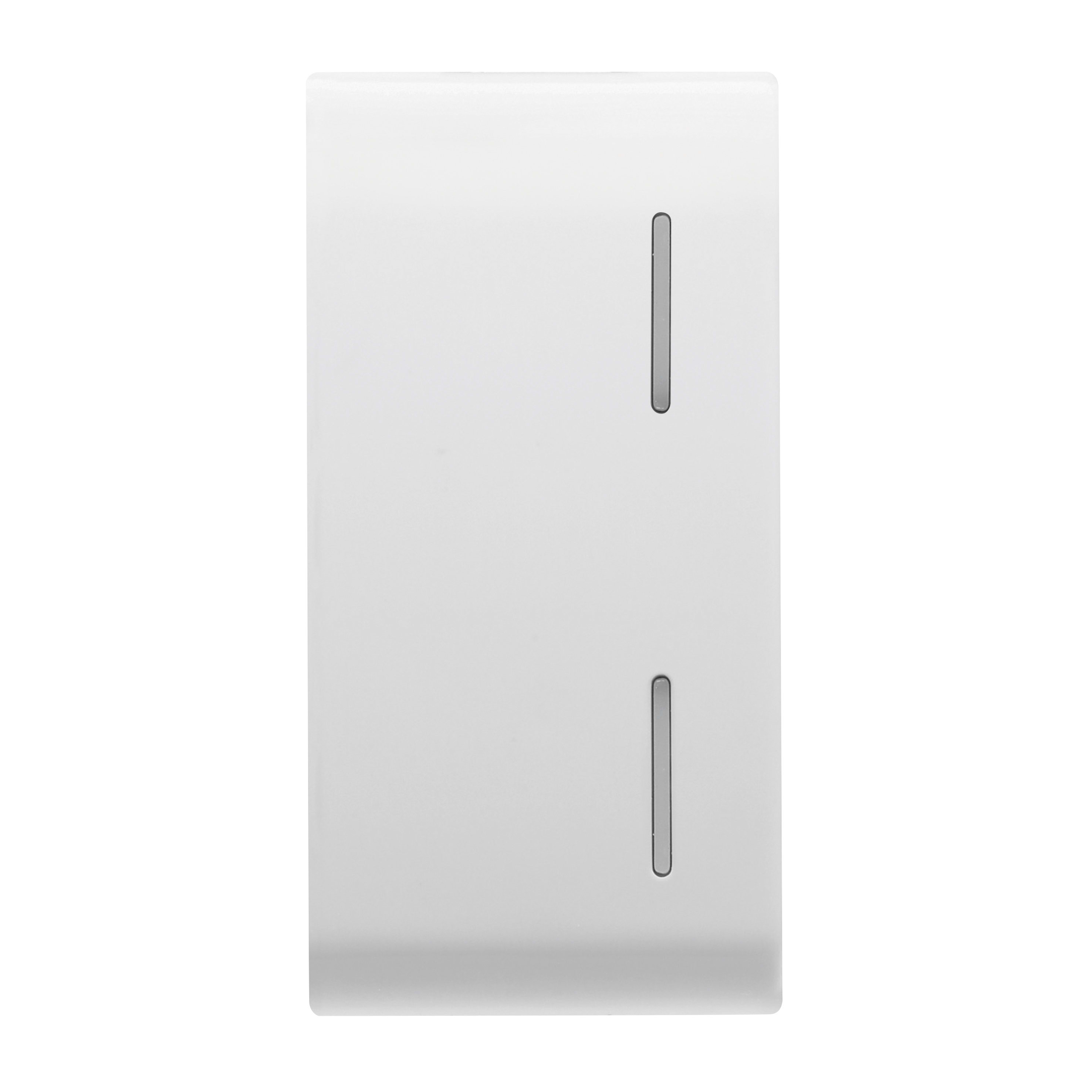 GEWISS - TASTO INTERCAMBIABILE PER PULSANTIERA - CON 2 DIFFUSORI - 1 MODULO - BIANCO - CHORUSMART