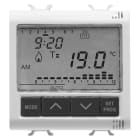 GEWISS - CRONOTERMOSTATO PROGRAMMAZIONE GIORNALIERA/SETTIMANALE - 230V ac 50/60Hz - 2 MODULI - BIANCO LUCIDO - CHORUSMART