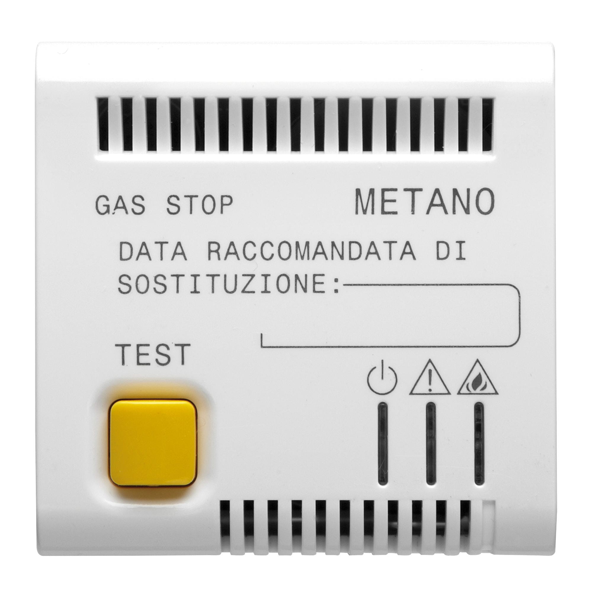 GEWISS - RIVELATORE GAS METANO - 12V ac/dc - 2 MODULI - BIANCO LUCIDO - CHORUSMART