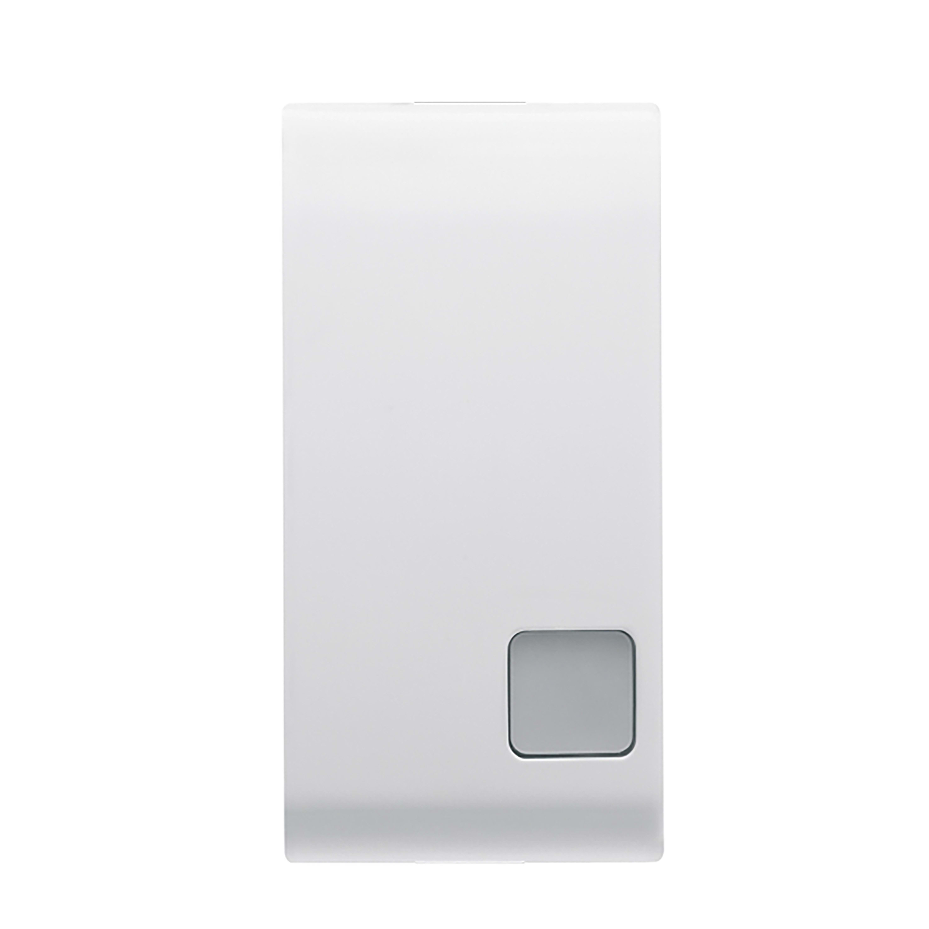 GEWISS - TASTO INTERCAMBIABILE CON LENTE NEUTRA - 1 MODULO - BIANCO - ANTIBATTERICO - CHORUSMART