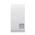 GEWISS - TASTO INTERCAMBIABILE CON LENTE NEUTRA - 1 MODULO - BIANCO - ANTIBATTERICO - CHORUSMART