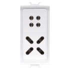 GEWISS - INSERITORE DA INCASSO - ANTIFURTO FILARE - BIANCO - CHORUSMART
