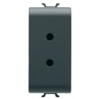GEWISS - PRESA SELV - 2P 6A 24V - 1 MODULO - NERO SATINATO - CHORUSMART