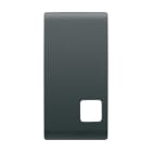GEWISS - TASTO INTERCAMBIABILE PER PULSANTIERA - DA COMPLETARE CON LENTE - 1 MODULO - NERO - CHORUSMART