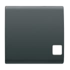 GEWISS - TASTO INTERCAMBIABILE PER PULSANTIERA - DA COMPLETARE CON LENTE - 2 MODULI - NERO - CHORUSMART
