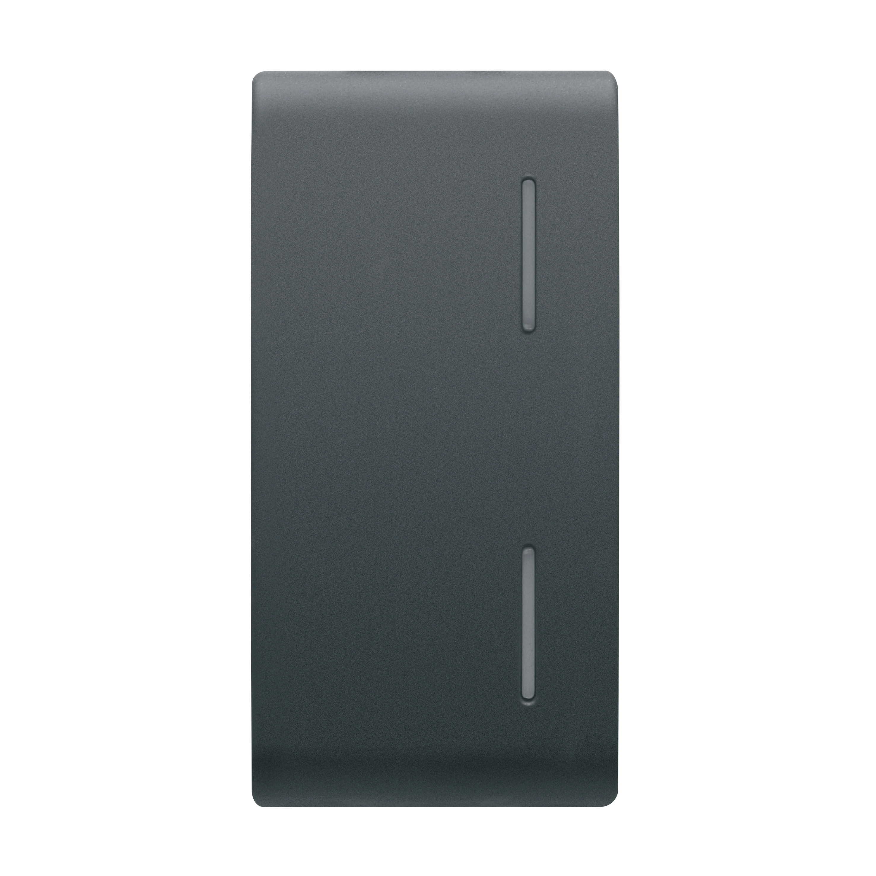 GEWISS - TASTO INTERCAMBIABILE PER PULSANTIERA - CON 2 DIFFUSORI - 1 MODULO - NERO - CHORUSMART