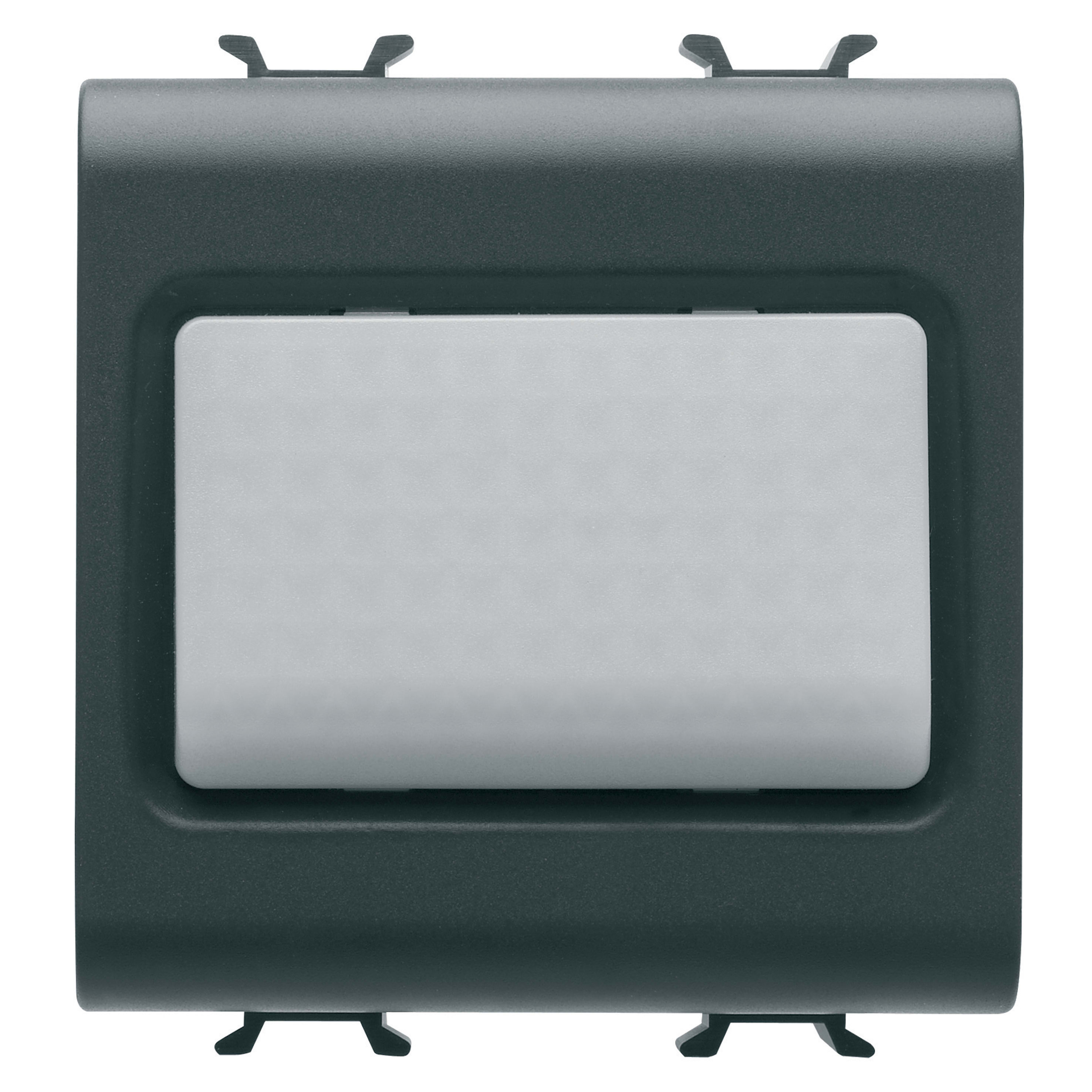 GEWISS - SEGNAPASSO - 12V ac/dc / 230V ac 50/60 Hz - OPALE - 2 MODULI - NERO SATINATO - CHORUSMART