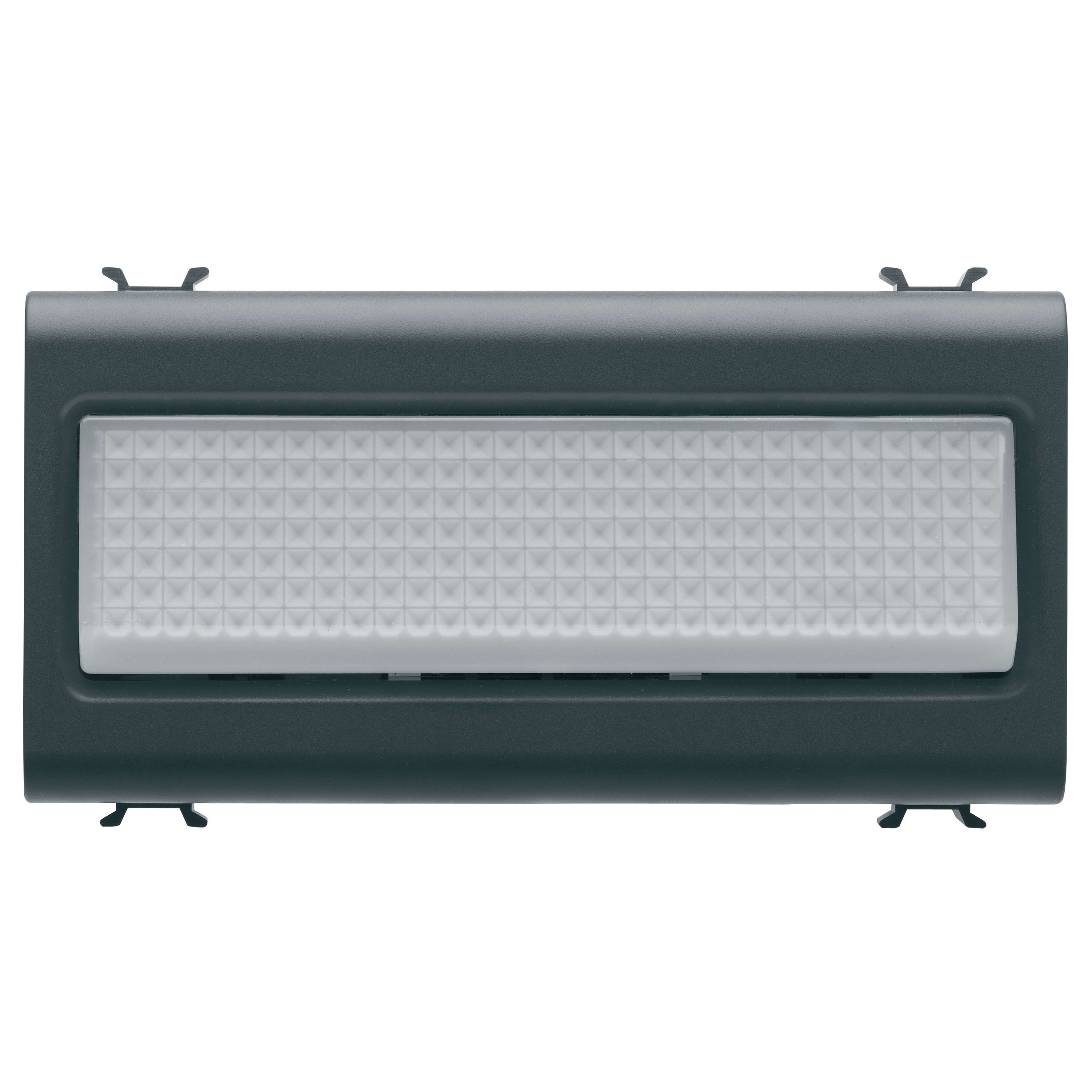 GEWISS - LAMPADA AUTONOMA DI EMERGENZA - 230Vac 50/60Hz 1h - 4 MODULI - NERO SATINATO - CHORUSMART