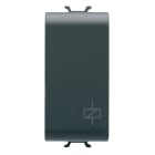 GEWISS - RELE' MONOSTABILE 230V ac 50/60Hz - 1P 1NA/NC 10A(AC1)/4A(AC15)250Vac - 1 MODULO - NERO SATINATO - CHORUSMART