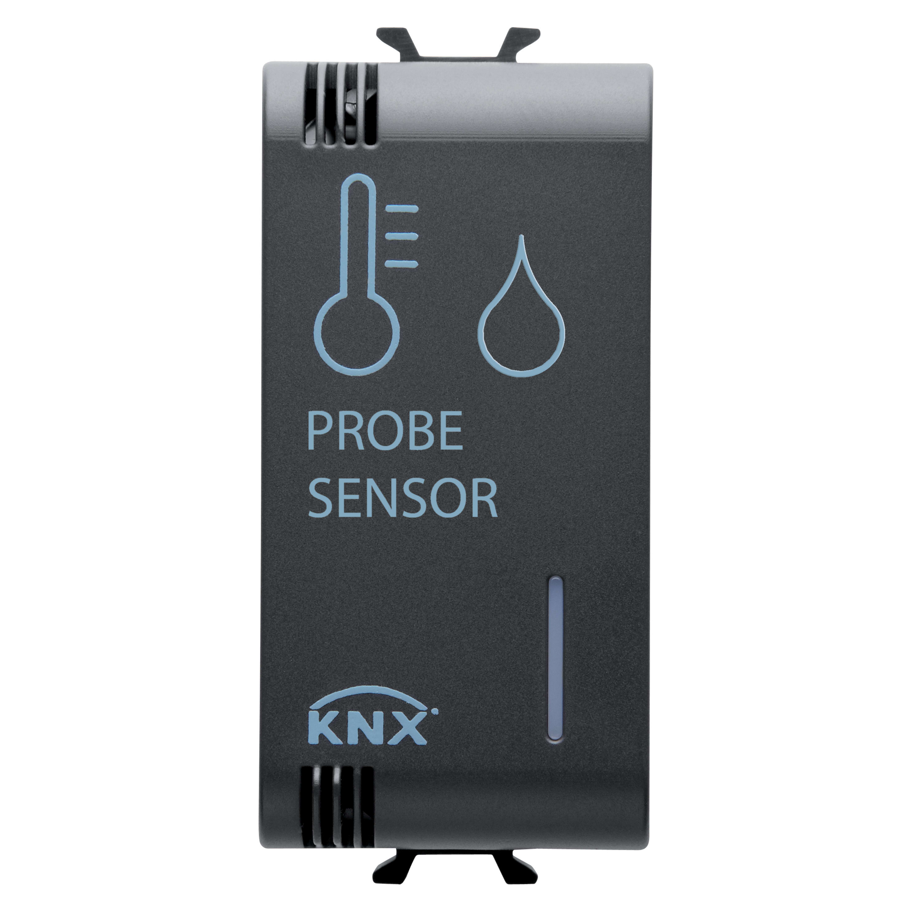 GEWISS - SENSORE DI TEMPERATURA/UMIDITÀ - KNX/EASY - 1 MODULO - NERO - CHORUSMART
