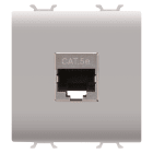 GEWISS - PRESA RJ45 - CATEGORIA 5e - FTP - 2 MODULI - NATURAL BEIGE SATINATO - CHORUSMART