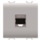 GEWISS - PRESA RJ45 - CATEGORIA 6 - FTP - 2 MODULI - NATURAL BEIGE SATINATO - CHORUSMART