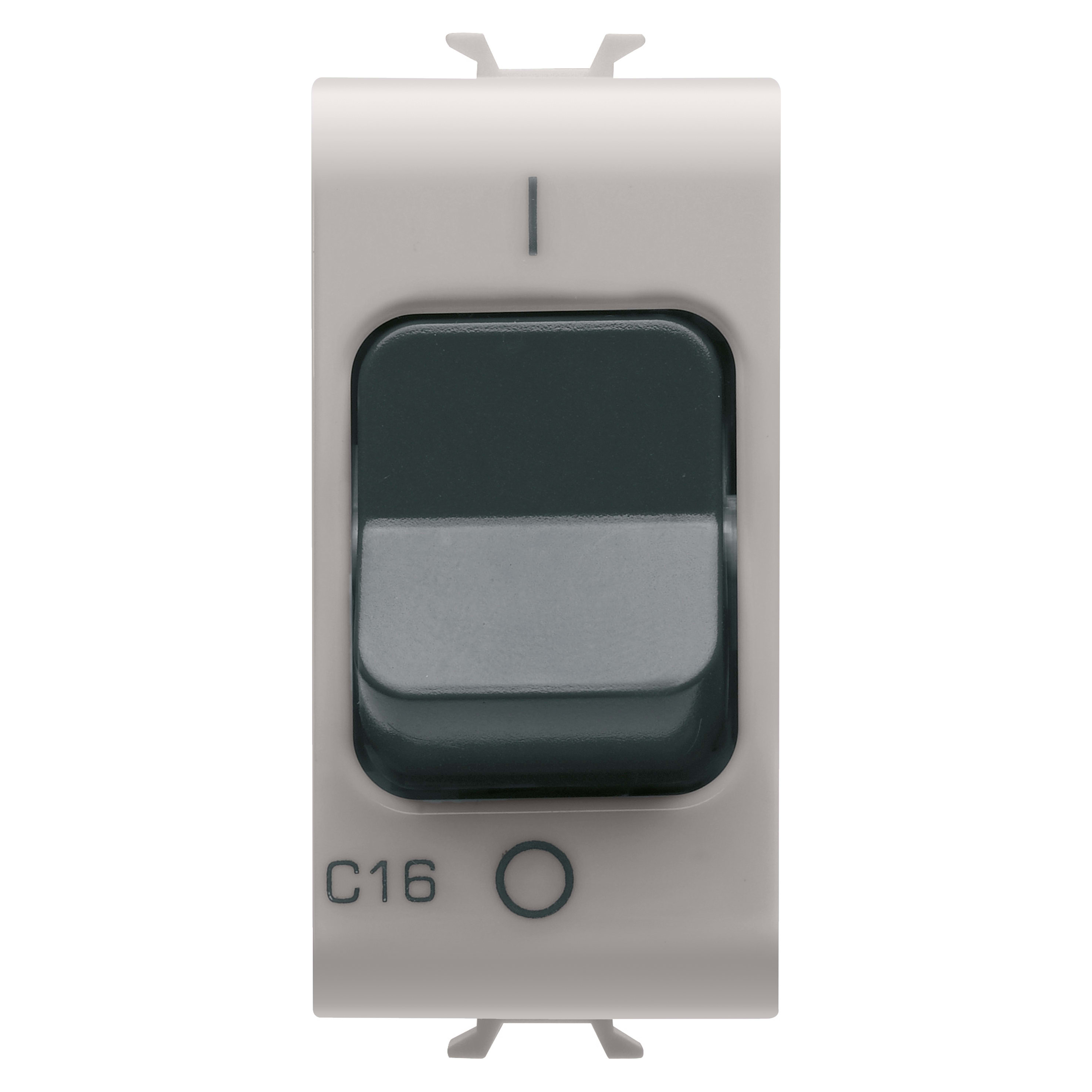 GEWISS - INTERRUTTORE AUTOMATICO MAGNETOTERMICO - CURVA C - 1P+N 16A 230Vac - 1 MODULO - NATURAL BEIGE SATINATO - CHORUSMART
