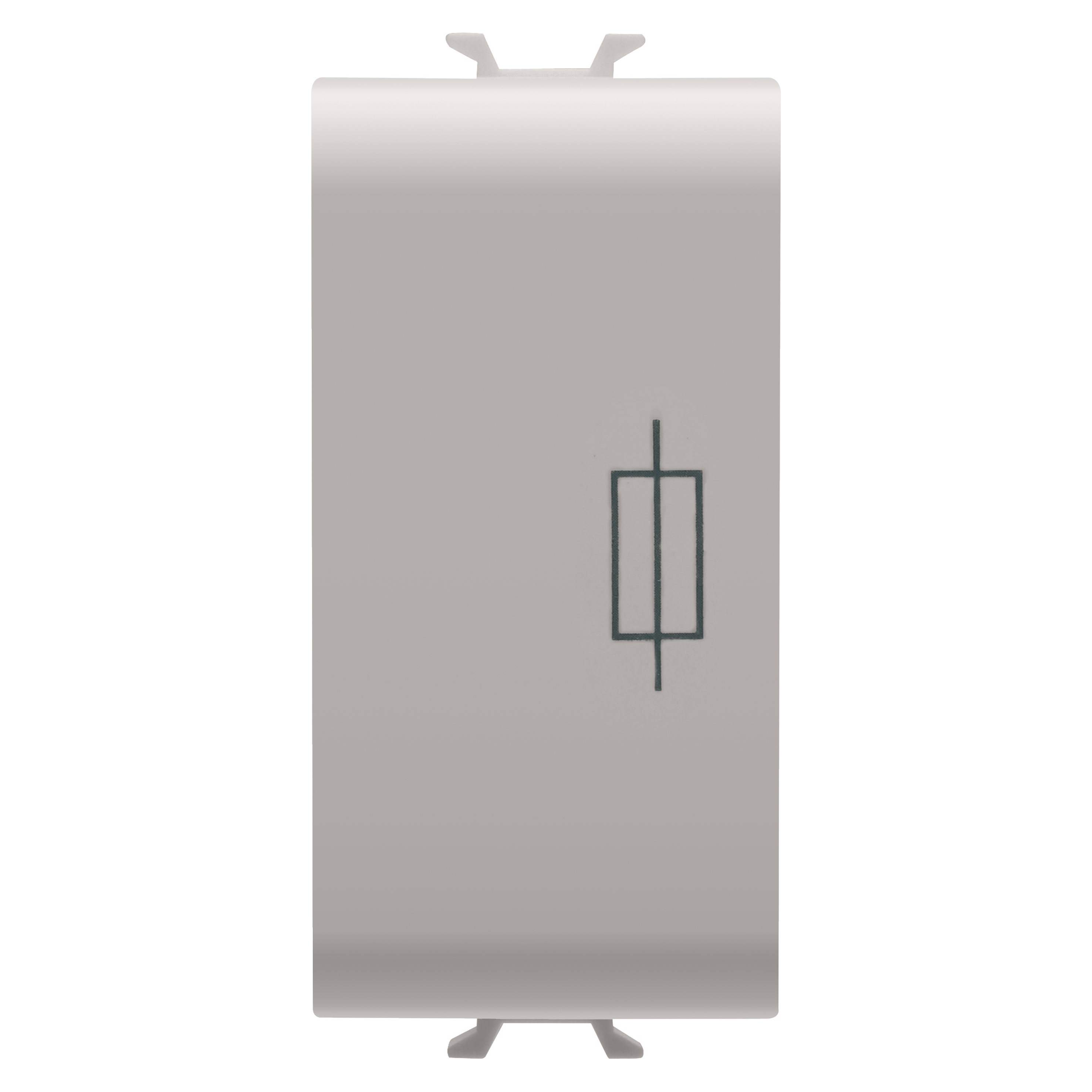 GEWISS - PORTAFUSIBILE - 250V ac 16A - 1 MODULO - NATURAL BEIGE SATINATO - CHORUSMART