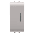 GEWISS - PORTAFUSIBILE - 250V ac 16A - 1 MODULO - NATURAL BEIGE SATINATO - CHORUSMART