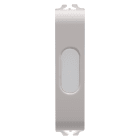 GEWISS - SPIA DI SEGNALAZIONE SINGOLA - OPALE - 1/2 MODULO - NATURAL BEIGE SATINATO - CHORUSMART