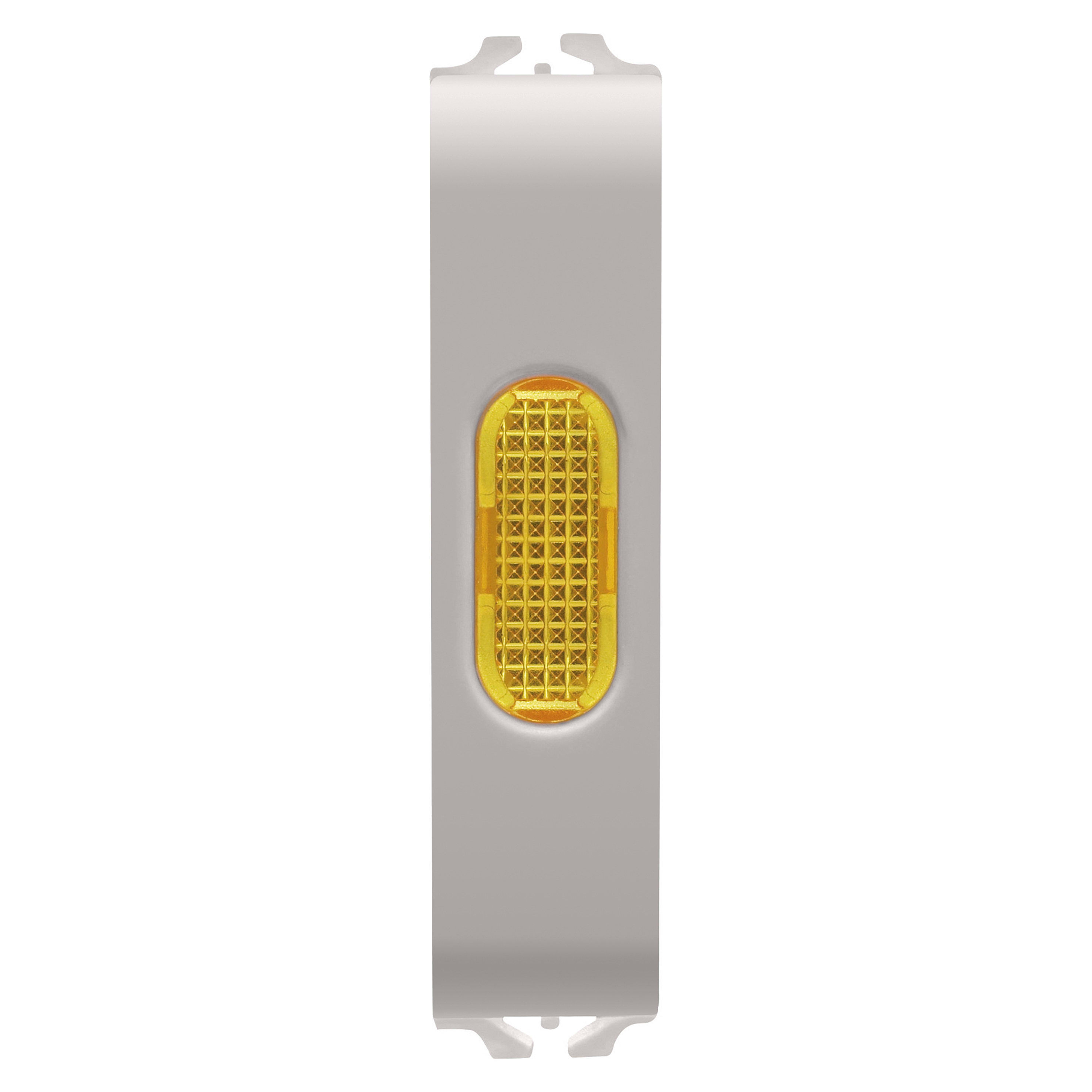 GEWISS - SPIA DI SEGNALAZIONE SINGOLA - AMBRA - 1/2 MODULO - NATURAL BEIGE SATINATO - CHORUSMART