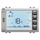 GEWISS - CRONOTERMOSTATO PROGRAMMATORE CON GESTIONE UMIDITÀ - KNX - 3 MODULI - NATURAL BEIGE - CHORUSMART