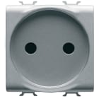 GEWISS - PRESA STANDARD FRANCESE 250V ac - 2P 16A - 2 MODULI - TITANIO - CHORUSMART