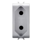 GEWISS - PRESA STANDARD ISRAELIANO - 250 V ac - 2P 10 A - 1 MODULO - TITANIO - CHORUSMART