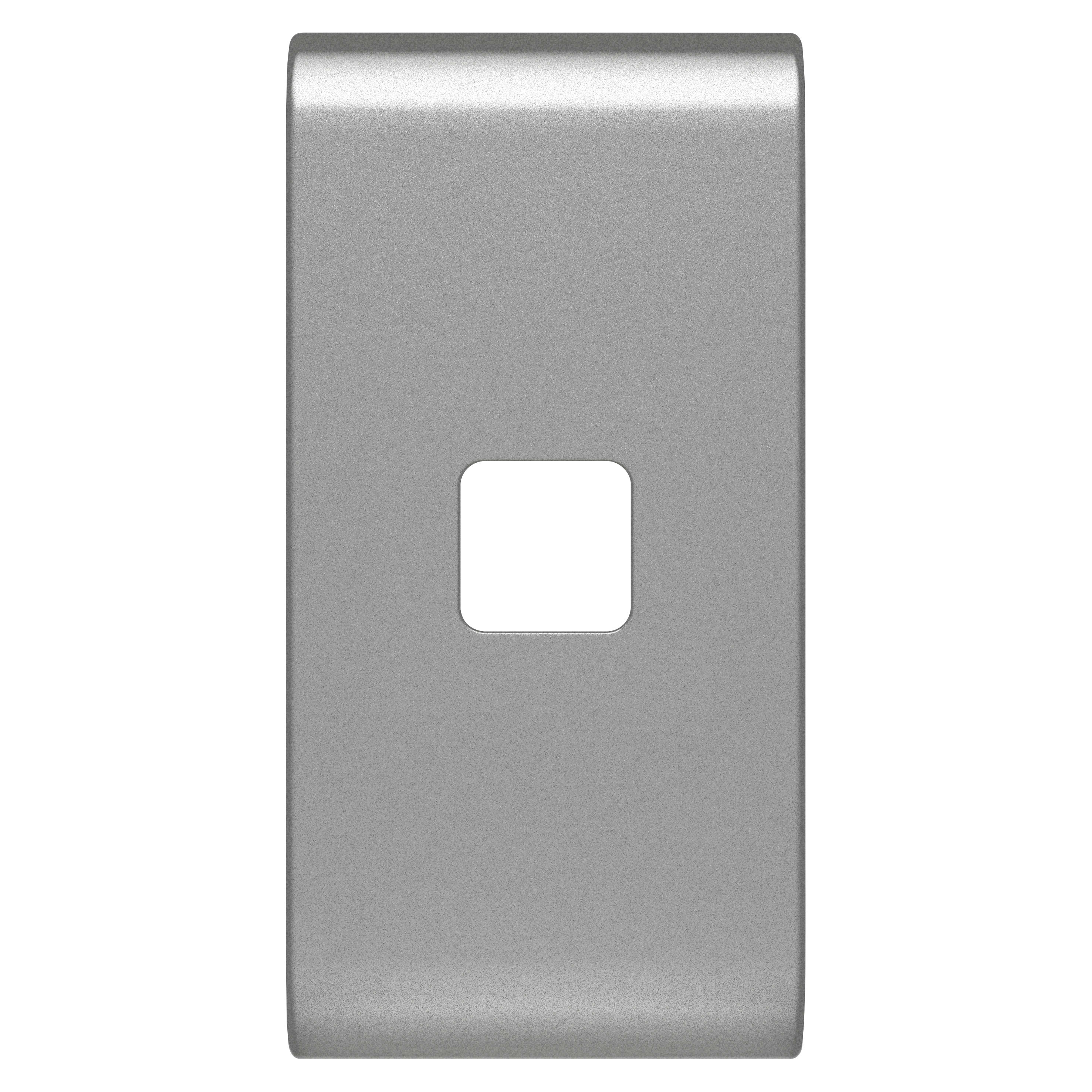 GEWISS - TASTO INTERCAMBIABILE PER COMANDI ASSIALI - DA COMPLETARE CON LENTE - 1 MODULO - TITANIO - CHORUSMART