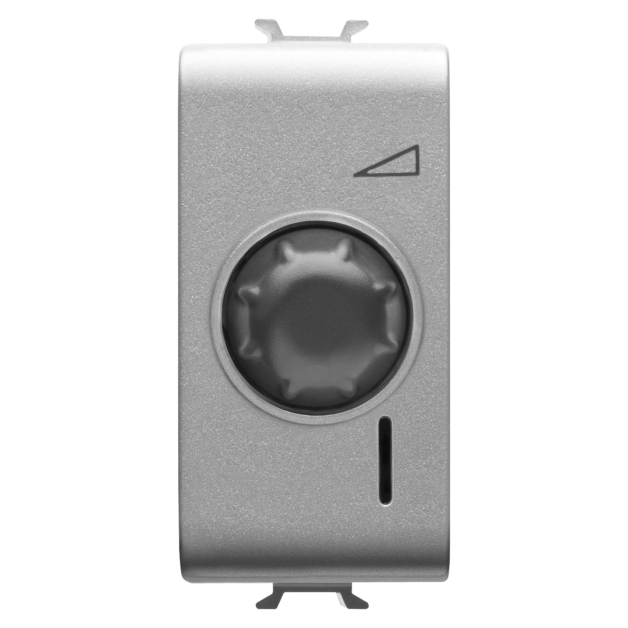 GEWISS - REGOLATORE ELETTRONICO UNIVERSALE ROTATIVO - 230 V ac 50 Hz - 1 MODULO - TITANIO - 1 MODULO - CHORUSMART
