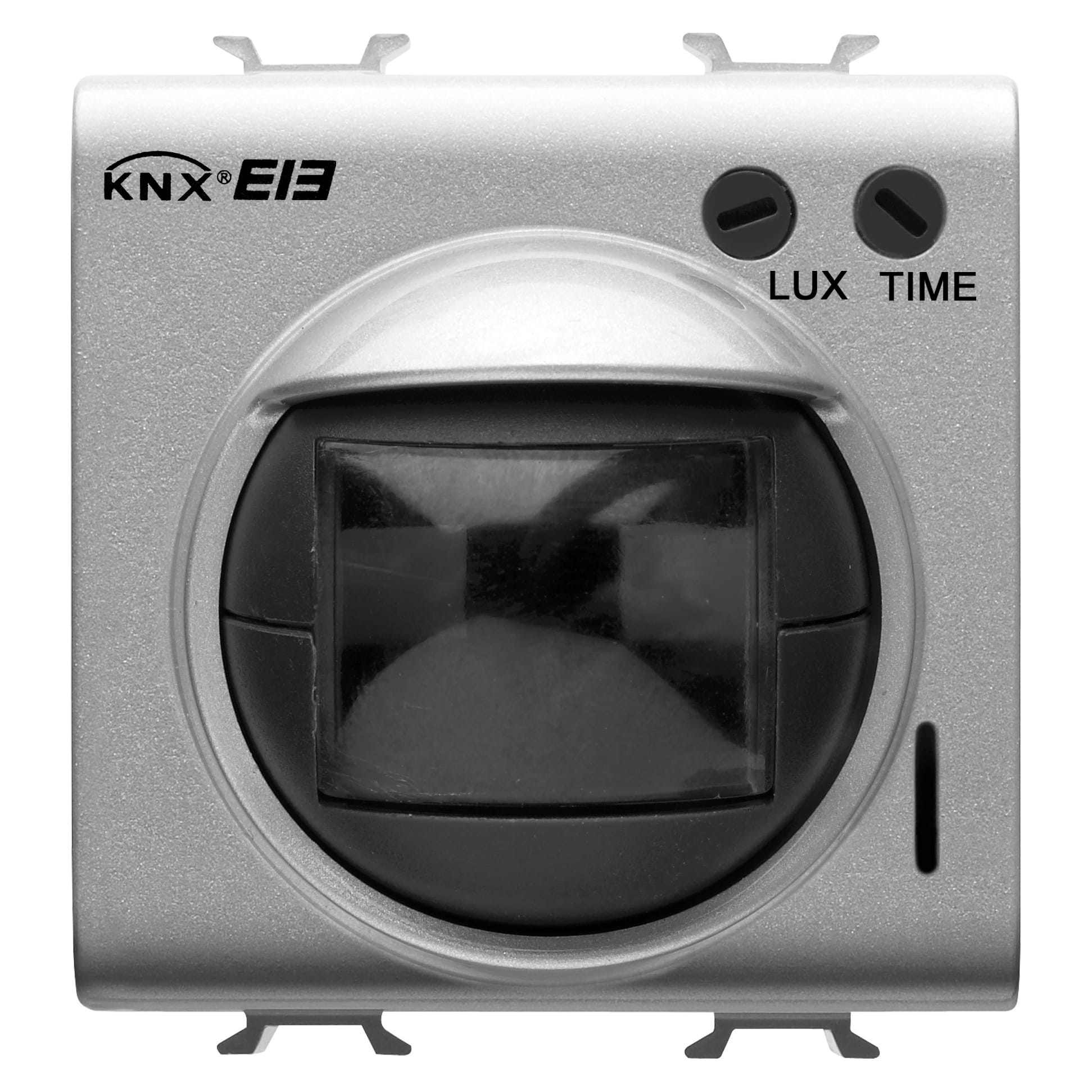 GEWISS - RIVELATORE DI MOVIMENTO IR CON CREPUSCOLARE - KNX - 2 MODULI - TITANIO - CHORUSMART
