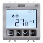 GEWISS - TERMOSTATO CON GESTIONE UMIDITÀ - KNX - 2 MODULI - TITANIO - CHORUSMART