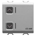 GEWISS - ATTUATORE PER TAPPARELLE - 1 CANALE - 6A - KNX - 2 MODULI - TITANIO - CHORUSMART