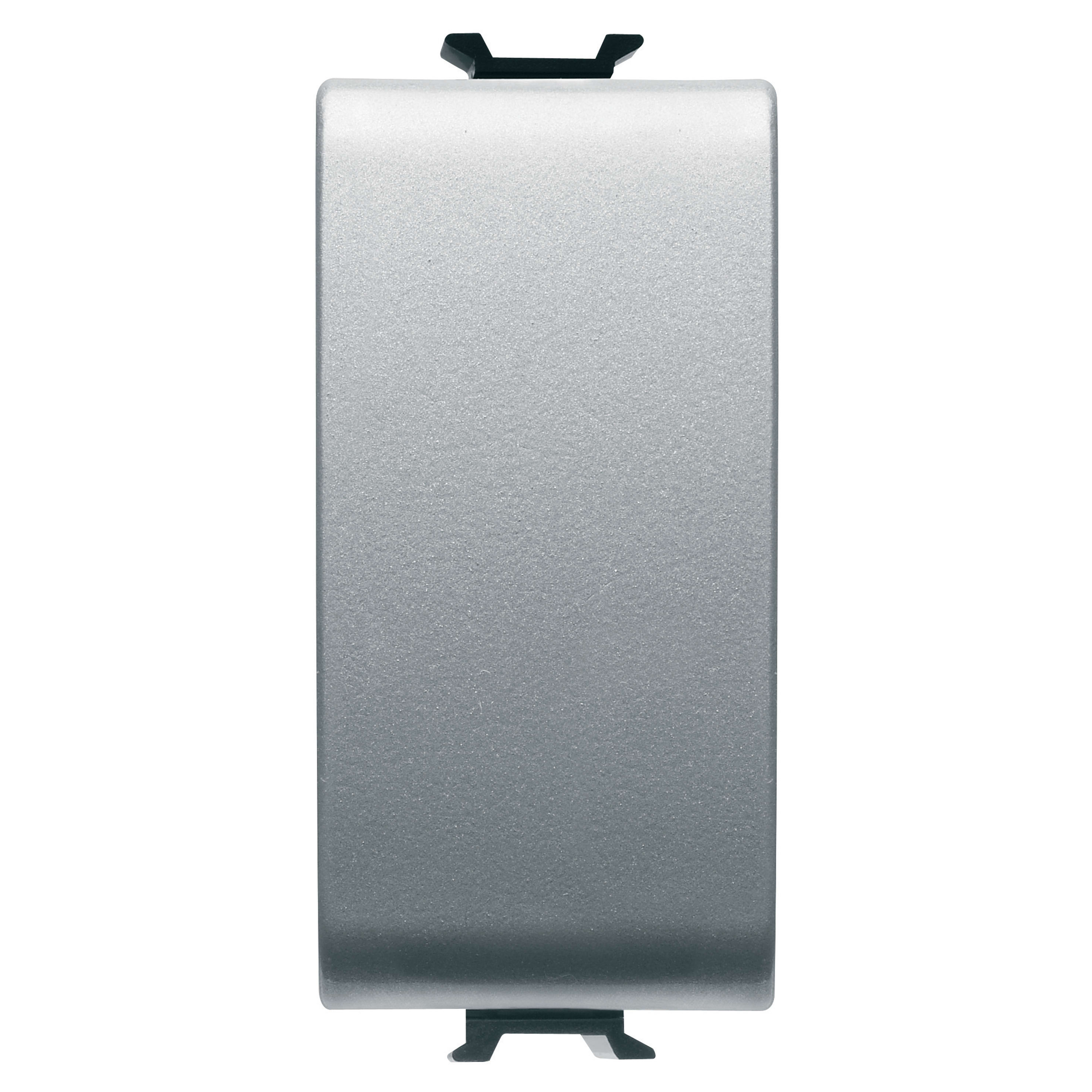 GEWISS - PULSANTE ELETTRONICO SOFT-CLICK - TASTO NEUTRO - PER RELE', DIMMER E INTER.CONT. BUS - 1P NA/NC 4A PRIVO DI POT. - 1 MODULO - TITANIO - CHORUSMART