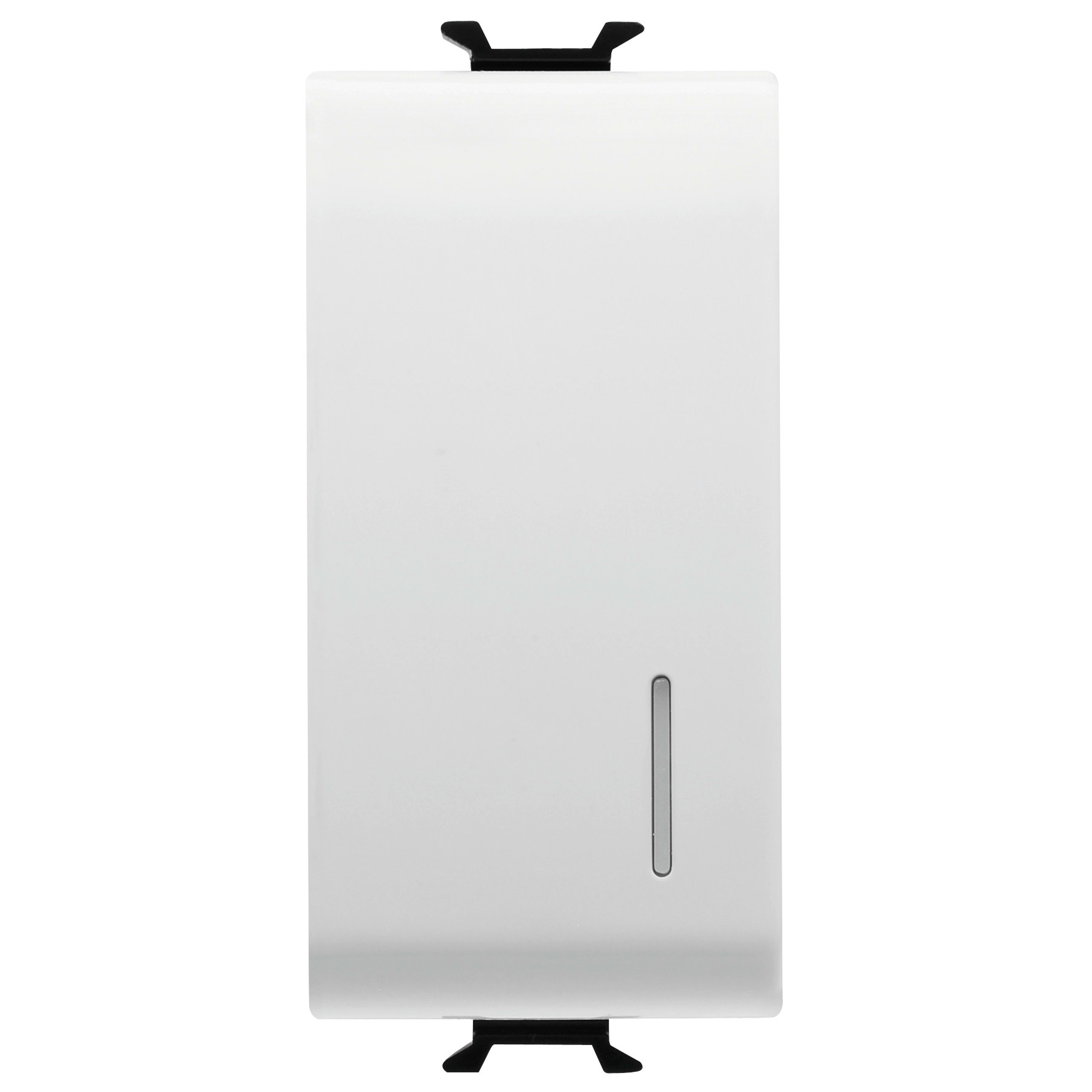 GEWISS - PULSANTE SOFT-CLICK - LUMINOSO - CON DIFFUSORE - PER INTERFACCE CONTATTI BUS - 1P NA PRIVO DI POTEN. - 1 MODULO - BIANCO SATINATO - CHORUSMART