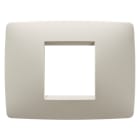 GEWISS - PLACCA ONE - IN TECNOPOLIMERO - 2 POSTI - AVORIO - CHORUSMART