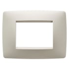 GEWISS - PLACCA ONE - IN TECNOPOLIMERO - 3 POSTI - AVORIO - CHORUSMART