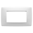 GEWISS - PLACCA ONE - IN TECNOPOLIMERO - 4 POSTI - BIANCO - CHORUSMART