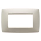 GEWISS - PLACCA ONE - IN TECNOPOLIMERO - 4 POSTI - AVORIO - CHORUSMART