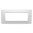 GEWISS - PLACCA ONE - IN TECNOPOLIMERO - 6 POSTI - BIANCO - ANTIBATTERICO - CHORUSMART