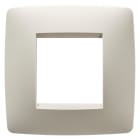 GEWISS - PLACCA ONE INTERNATIONAL - IN TECNOPOLIMERO - 2 POSTI - AVORIO - CHORUSMART