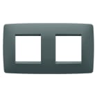 GEWISS - PLACCA ONE INTERNATIONAL - IN TECNOPOLIMERO VERNICIATO - 2+2 POSTI ORIZZONTALE - OTTANIO - CHORUSMART