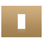 GEWISS - PLACCA GEO - IN TECNOPOLIMERO VERNICIATO - 1 POSTO - ORO - CHORUSMART