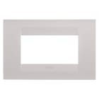 GEWISS - PLACCA GEO - IN TECNOPOLIMERO VERNICIATO - 4 POSTI - NATURAL BEIGE - CHORUSMART