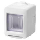 GEWISS - CONTENITORE AUTOPORTANTE VUOTO - STAGNO IP55 2 POSTI - GRIGIO RAL 7035 - CHORUSMART