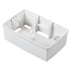 GEWISS - SCATOLA DA PARETE - PER PLACCHE ONE - STANDARD ITALIANO 4 POSTI - BIANCO - CHORUSMART