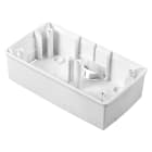 GEWISS - SCATOLA DA PARETE - PER PLACCHE ONE - STANDARD INTERNATIONAL 2+2 POSTI - ORIZZONTALE - BIANCO - CHORUSMART