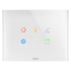 GEWISS - PLACCA ICE TOUCH KNX - IN VETRO - 6 AREE TOUCH - BIANCO - CHORUSMART