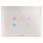 GEWISS - PLACCA ICE TOUCH KNX - IN VETRO - 6 AREE TOUCH - NATURAL BEIGE - CHORUSMART