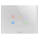 GEWISS - PLACCA ICE TOUCH KNX - IN VETRO - 6 AREE TOUCH - TITANIO - CHORUSMART