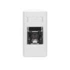GEWISS - PRESA TELEFONICA - RJ11 - DOPPINO TWISTATO - MORSETTI A VITE - 1 MODULO - SYSTEM WHITE