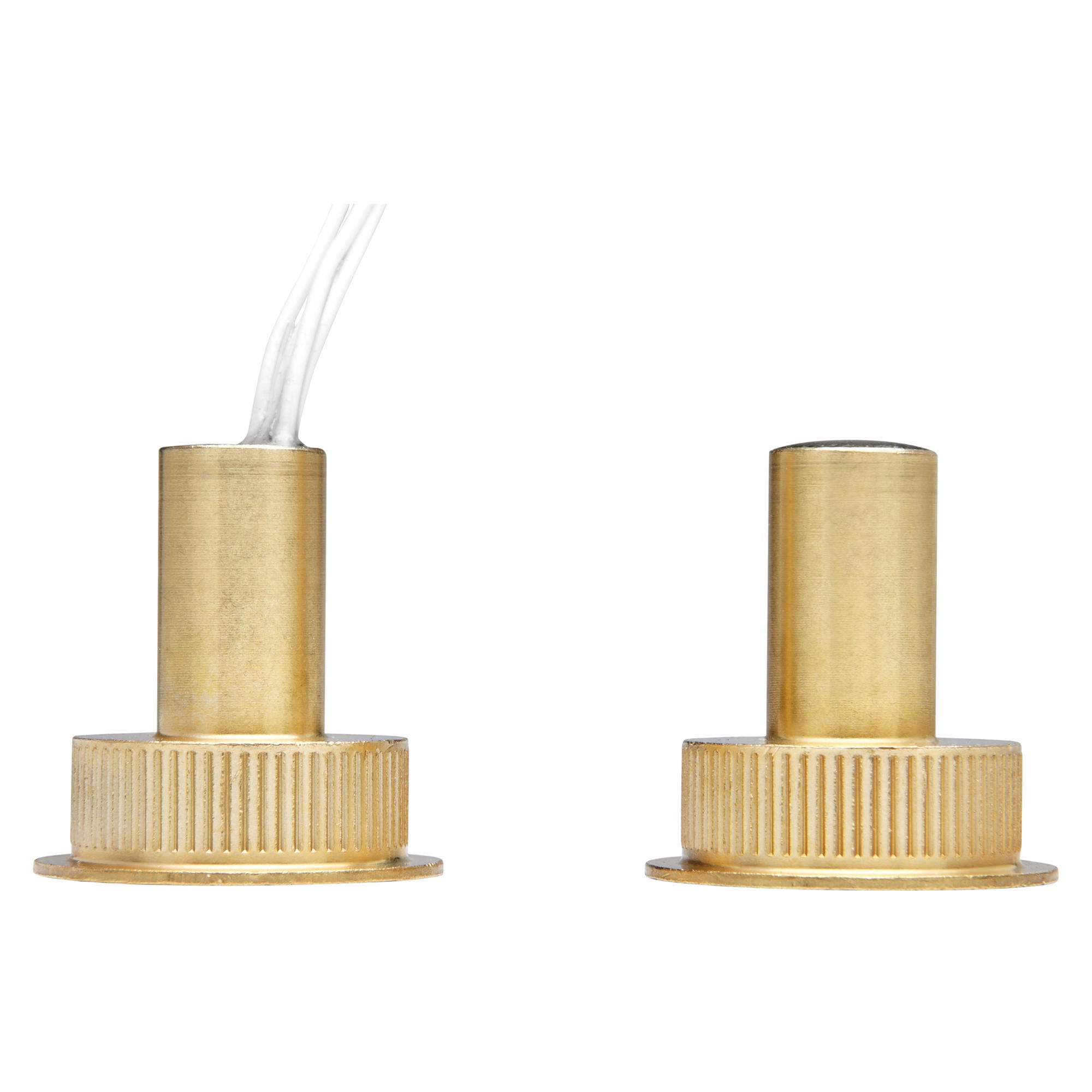 GEWISS - CONTATTO MAGNETICO DI POTENZA - A SCOMPARSA - IN OTTONE - PER PORTE BLINDATE - ANTINTRUSIONE A RADIOFREQUENZA